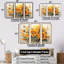 Tournesols, minimalisme, ensemble d'art sur toile-1997243003-1997242997