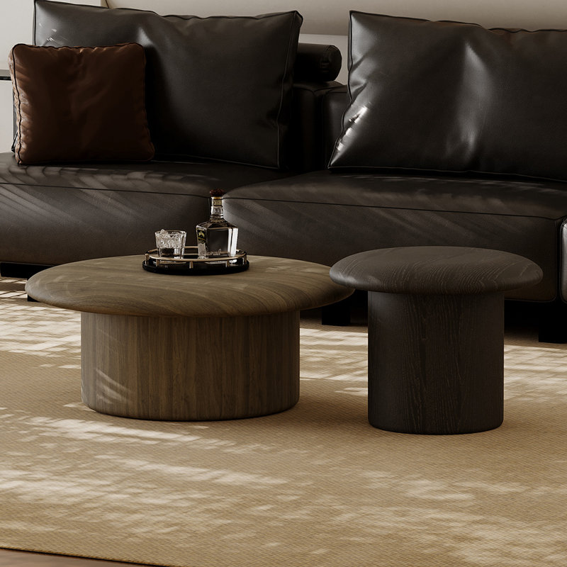 Table basse ronde Retro