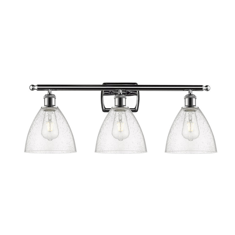 Éclairage pour meuble-lavabo 3 lumières Shauna, DEL, Chrome poli
