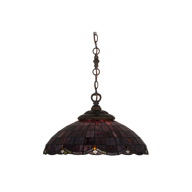 1 - Light Pendant, Honey Wheat