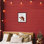 «Season's Greetings Holiday Amaryllis», reproduction sous verre encadrée, design par Albert Koetsier