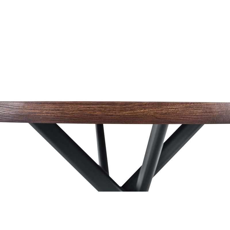 Tables de salle à manger rondes durables (table seulement, sans chaises, avec plateau et pieds)