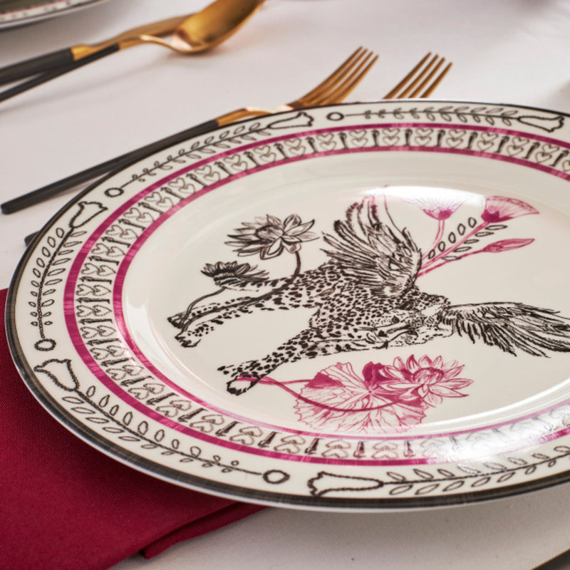 Marchesa Serengeti 12-Piece Dinnerware Set Porcelain