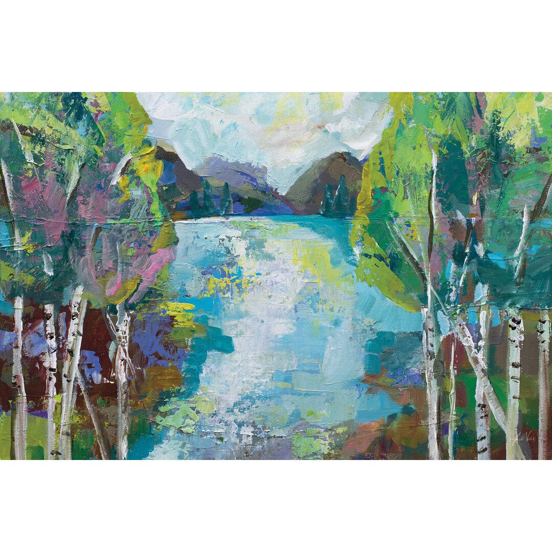 Leinwandbild Birch Pond von Jeanette Vertentes