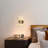 Daine 2-Light 8'' W Crystal Gold Glam Wall Sconce