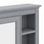 Pharmacie, armoire de rangement de salle de bain murale avec miroir, 3 tablettes ouvertes-708769830