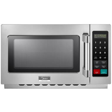 Midea Compact White Microwave - 0.7-cu ft - 700 W