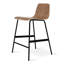 Upholstered Stool with Metal Frame-404102088-404102091