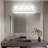 SOLFART 4 Lights Chrome Bathroom Light Fixtures Modern LED Bathroom Light Vanity Lights Over Mirror