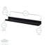Harbour Housewares - Floating Picture Ledge Wall Shelf-61828939-90612401