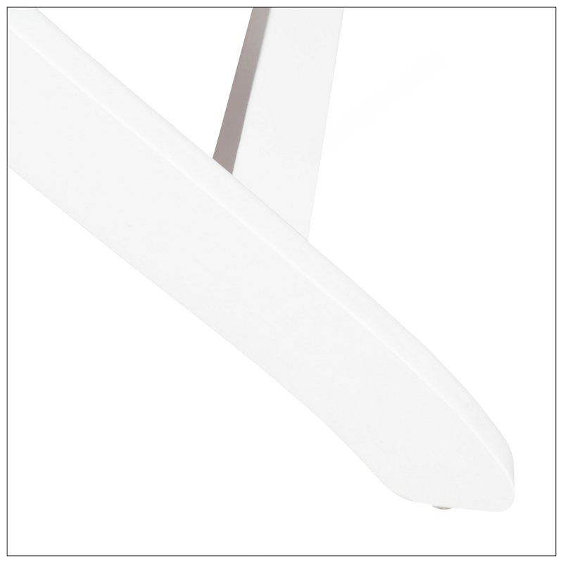 Table pliable Positano 43,5 po, Blanc