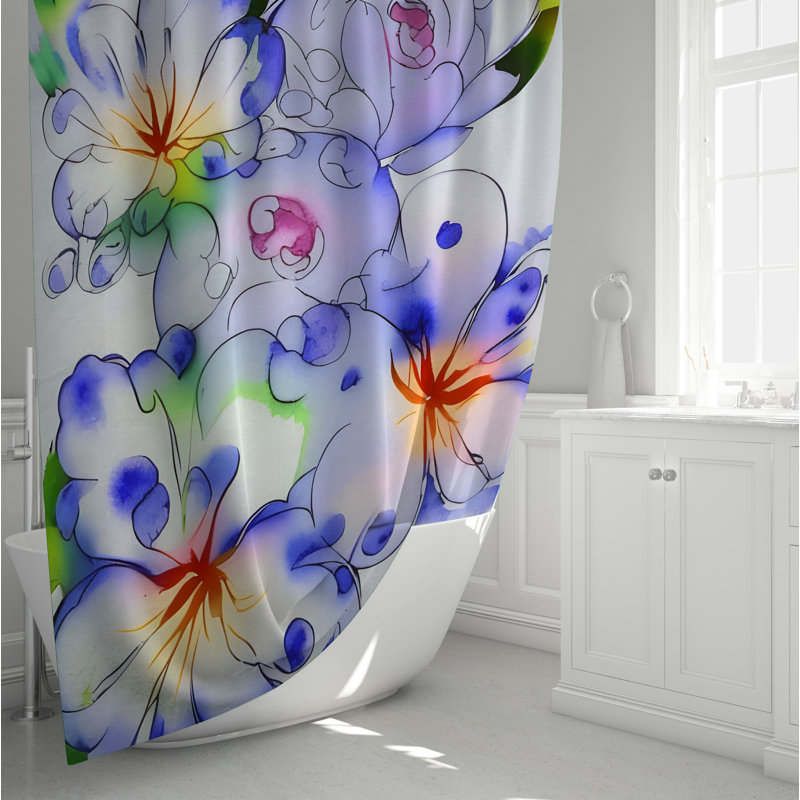 Rideau de douche Jenn, H 72 po x l 70 po
