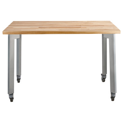 36 inch Height Titan Table, Butcherblock Top