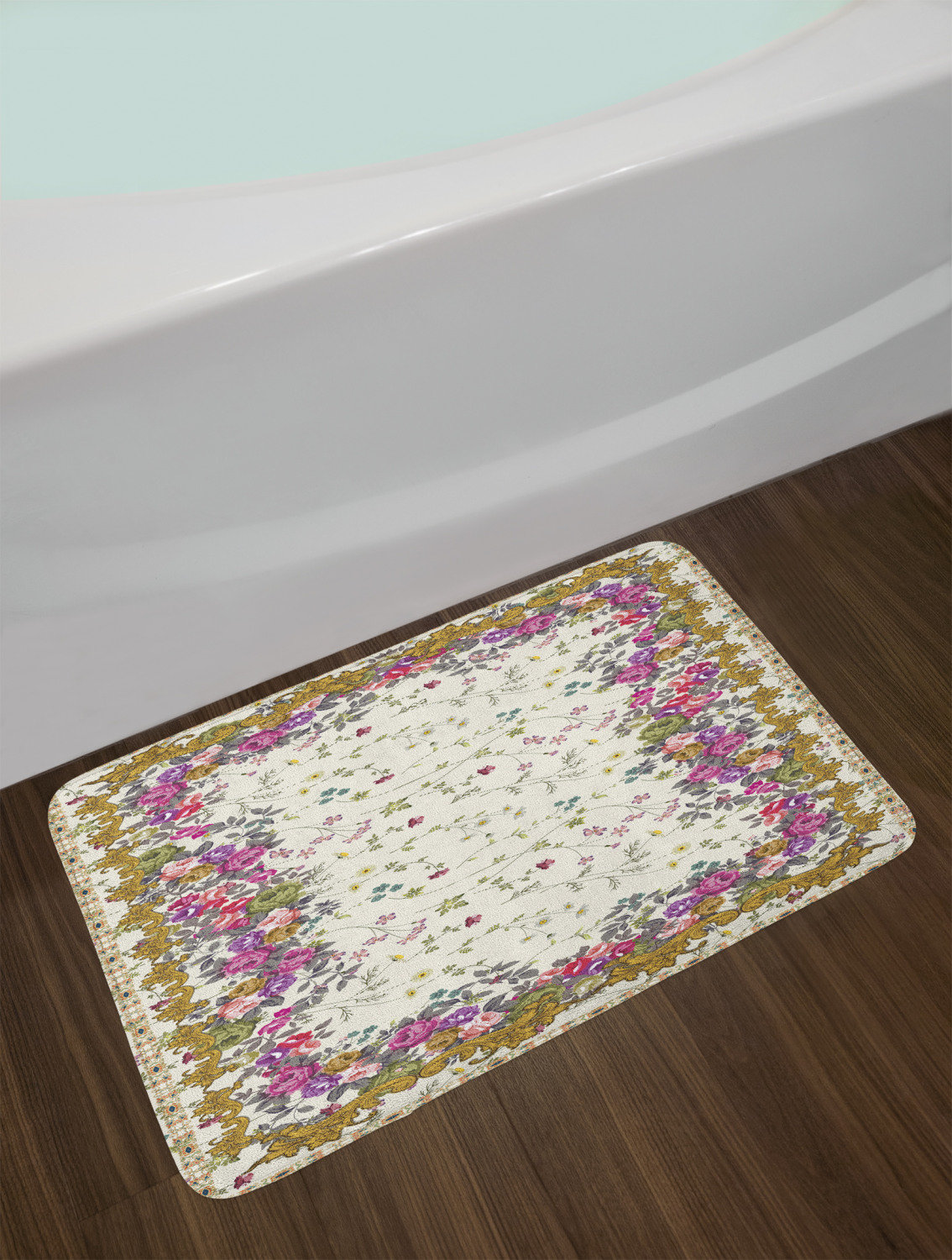 East Urban Home Oriental Bath Rug Wayfair