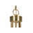 Thayne 5-Light Drum Pendant - Brushed Gold-109883185