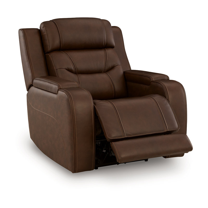 Fauteuil inclinable électrique avec sièges Knightington, Marron clair