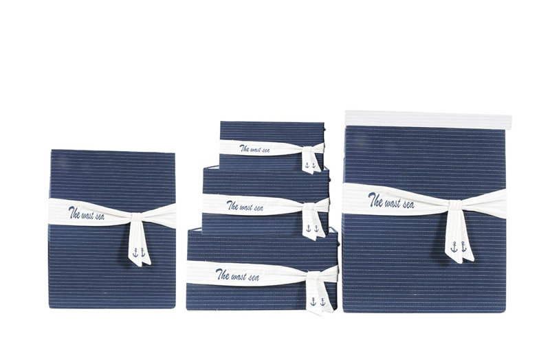 Ensemble de paniers en tissu 5 pièces