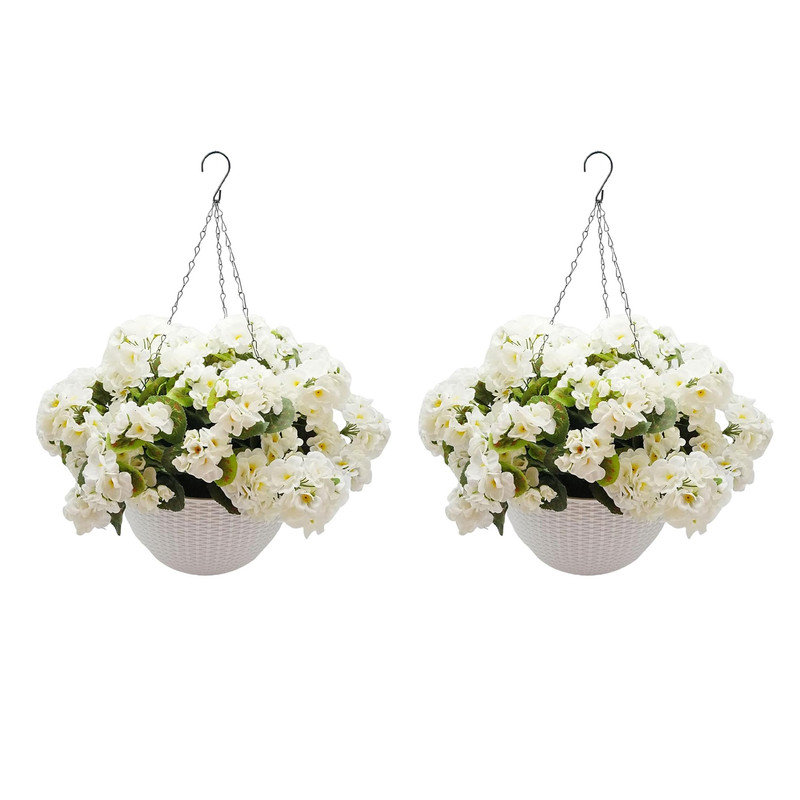 13.5cm Plant, White