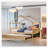 Saunderton Wooden House Bed with Trundle-299217221-298050778