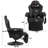 Faux Leather Swivel Recliner-46773499
