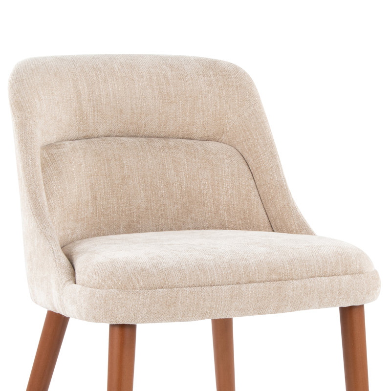 Chaise Rina - ensemble de 2, Brun clair, Noyer
