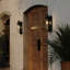 Applique murale en acier Rhannon