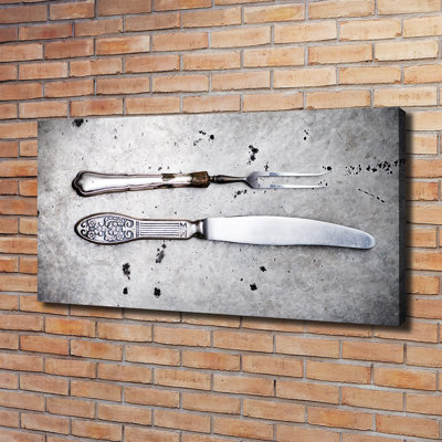 Cutlery - Wrapped Canvas Print