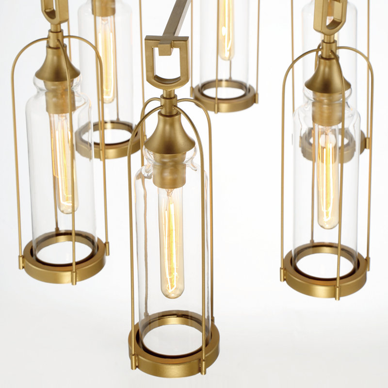 YASMIN 6-Light Linear Chandelier
