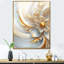 «Whirling tandis que glam Fractals» en or et blanc I - art mural de fractales-1815181941-1639045947