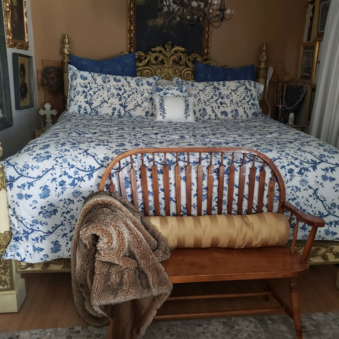 Laura Ashley Elise Collection Stilvoller Volant-Vorhang mit