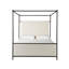 Cascade Upholstered Canopy Bed