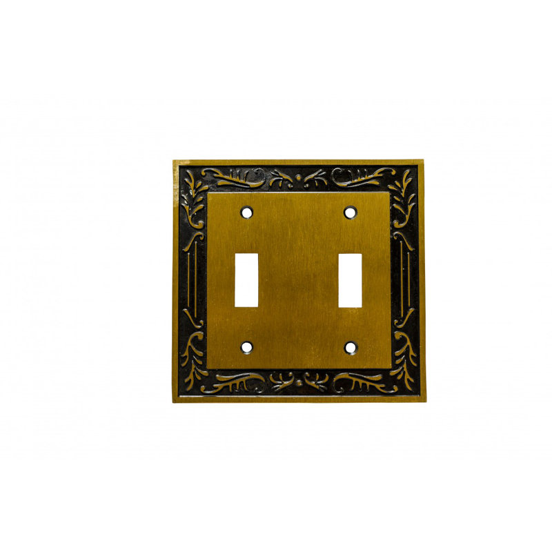 No Subject 2 - Gang Toggle Light Switch Standard Wall Plate