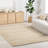 Home Conservatory Striped Handwoven Jute Area Rug-1516378081