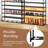 8 Tier Freestanding Stackable Shoe Shelf, Large Capacity Shoe Storage for Entryway Closet