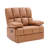 Batholo 43.3" Wide Manual Glider Upholstered Recliner-124005750