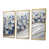 Toile avec cadre flottant or