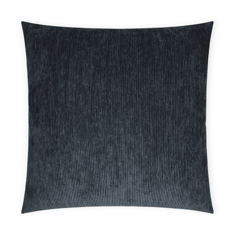 Coussin décoratif Ridge Band, Cadet, Carré 20 po