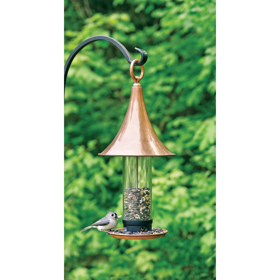 Barlina Hanging Tube Bird Feeder Red Barrel Studio®
