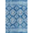 Tybalt Moroccan HYPE Boho Vintage Tribal Blue/White Rug-1592169445