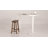 Elzy Solid Wood Counter Stool