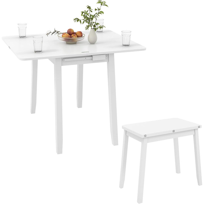 Kayla 100cm Rectangular Folding Table, White
