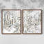 Sable glyphes I - impression encadrée de qualité supérieure - prêt à être accroché - aucun clou requis - aucun clou requis-1866383148-1866383151