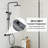 2-Function Thermostatic Shower System with 3-Setting Handheld Shower and Rough-in Valve-64077093