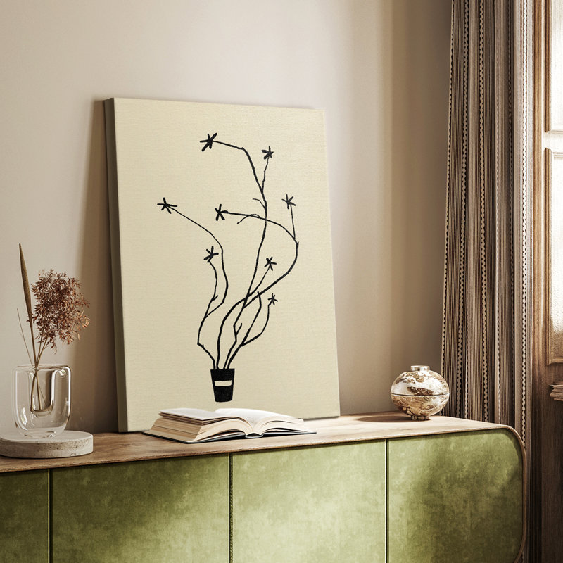 Vase Spring Sprig I - galerie sur mesure, H 18 po x l 12 po
