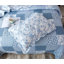 Ensemble de courtepointe réversible en microfibre  Blue-29581759