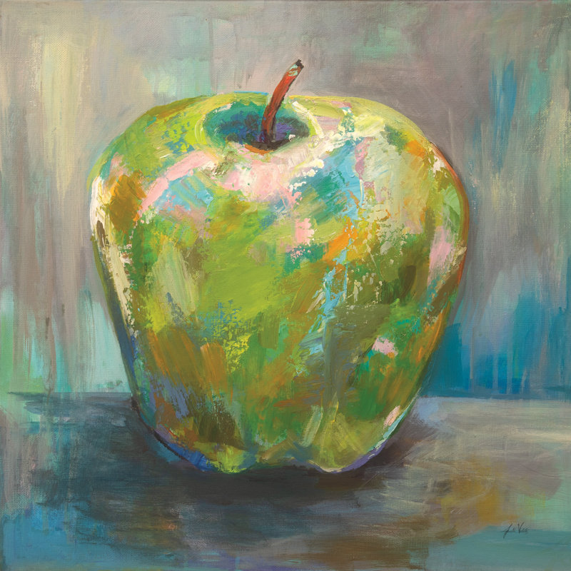 Reproduction d’art sur toile, "Apple" par Jeanette Vertentes, H 8 po x l 12 po