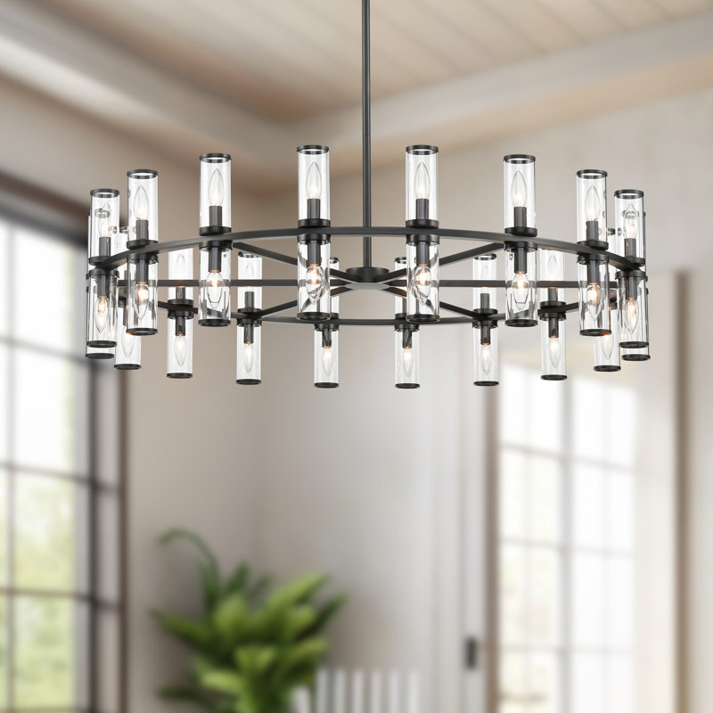 Revolve 36 - Light Chandelier, Urban Bronze