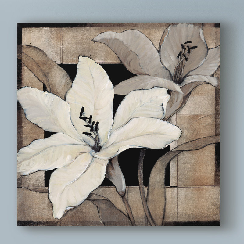 « spectaculaire lily grid i », reproduction d’impression sur toile tendue, H 14 po x l 14 po x P 2 po
