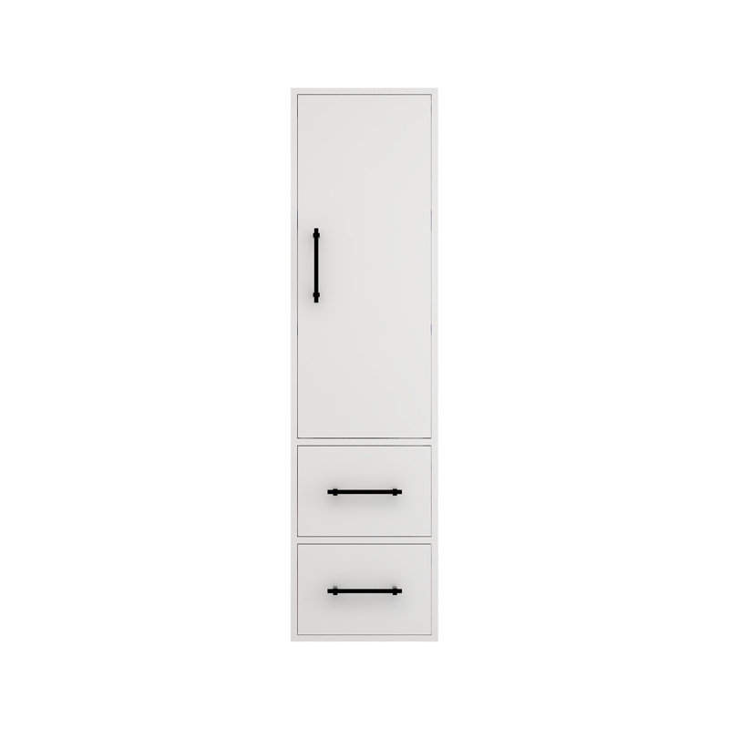 Armoire murale 16 po, Blanc lustré