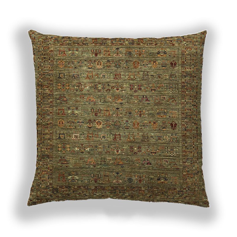 Coussin décoratif abstrait 2347, Microsuède